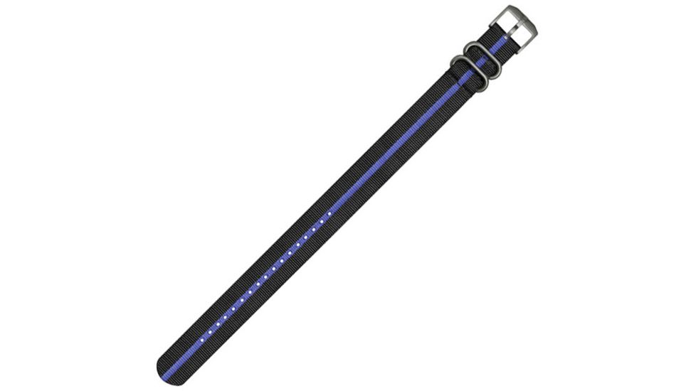 Luminox 3950 Series Signature Strap Only, Black w/ Blue Stripe NS3950.40