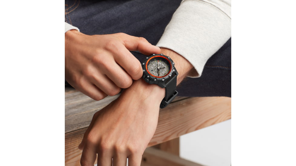 Luminox Commando Frogman Watch, Grey/White, 46mm, XS.3301