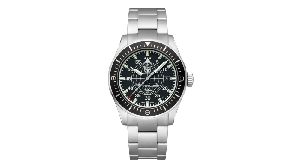 Luminox Constellation Automatic 9600 Series Watch, Black/Silver, 42mm, XA.9601.M