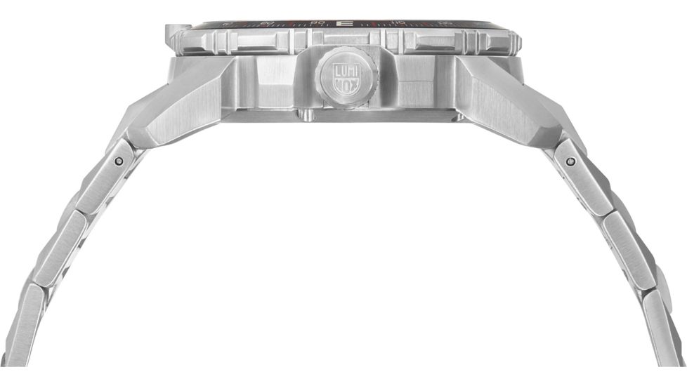 Luminox Ice Sar Arctic Steel Watches, Blue/Red/Silver, 46 mm, 1207