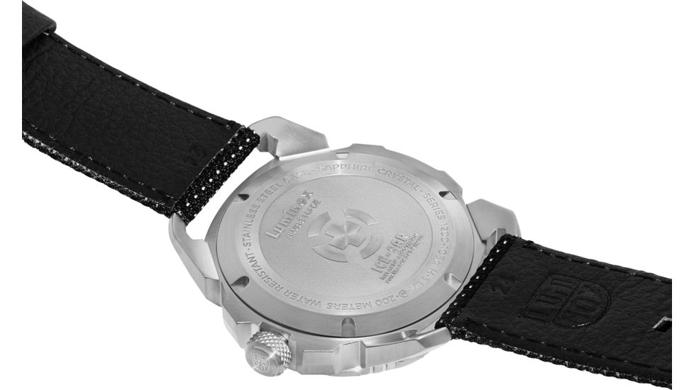 Luminox Ice Sar Arctic Steel Watches, Silver/Blue/Red, 46 mm, 1208