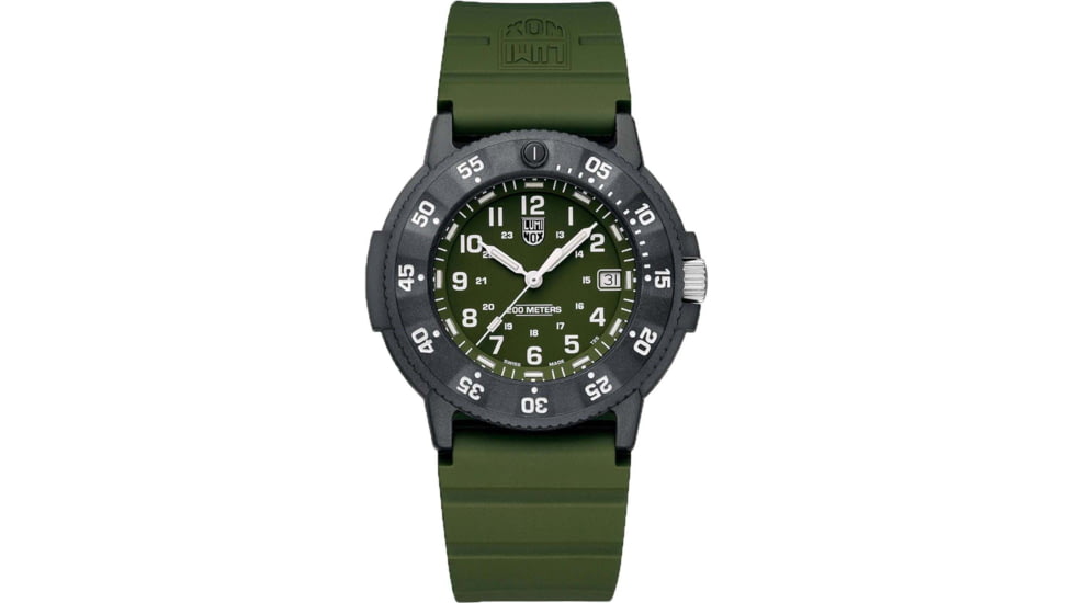 Luminox Original Navy SEAL EVO Analog Watch, 43mm Case Diameter, Carbonox Bezel, Rubber Strap, XS3013EVOS