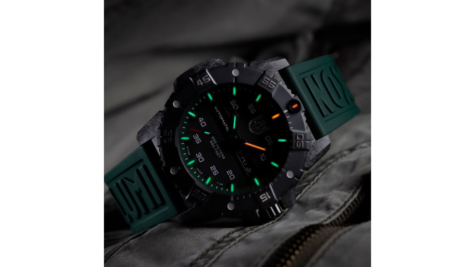 Luminox Master Carbon SEAL Automatic Watch, 45mm, Black/Green, 45mm, XS.3877