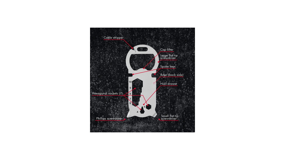 Luminox Multi-tool, Silver, 74x31mm, JAC.L054.SKC