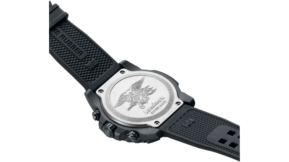 Luminox Navy Seal Chronograph 3580 Series Watches, Black/Black, 45mm, XS.3581.SIS