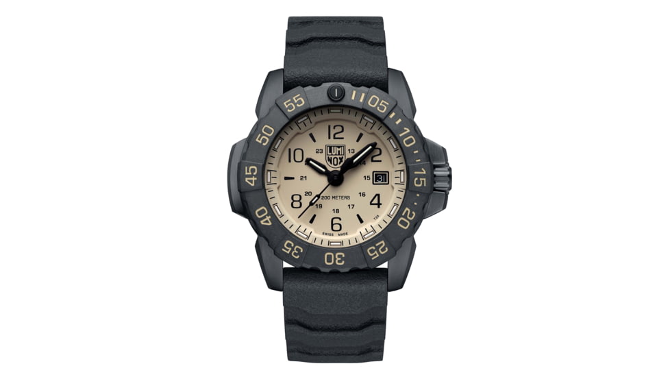 Luminox Navy Seal Foundation 3250 Series Watches - Men's, Sand/Black, 45mm, XS.3251.CBNSF.SET