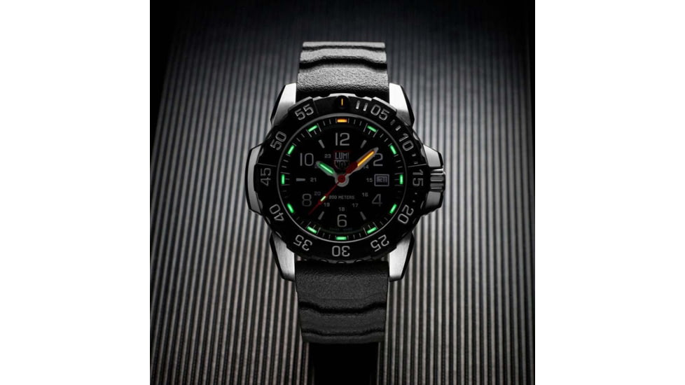 Luminox Navy Seal Rsc Watch, Black/White, XS3251CB