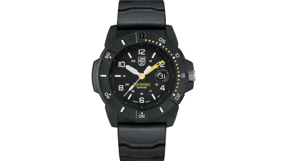 Luminox Navy Seal Watches, Black/White/Yellow, 45 mm, 3601