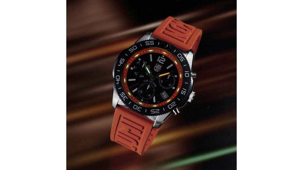 Luminox Pacific Diver Chronograph 3140 Series, Black/Orange, 44mm, XS.3149