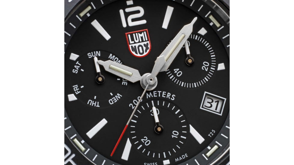 Luminox Pacific Diver Chronograph 3140 Series, Black/Silver, 44mm, XS.3142