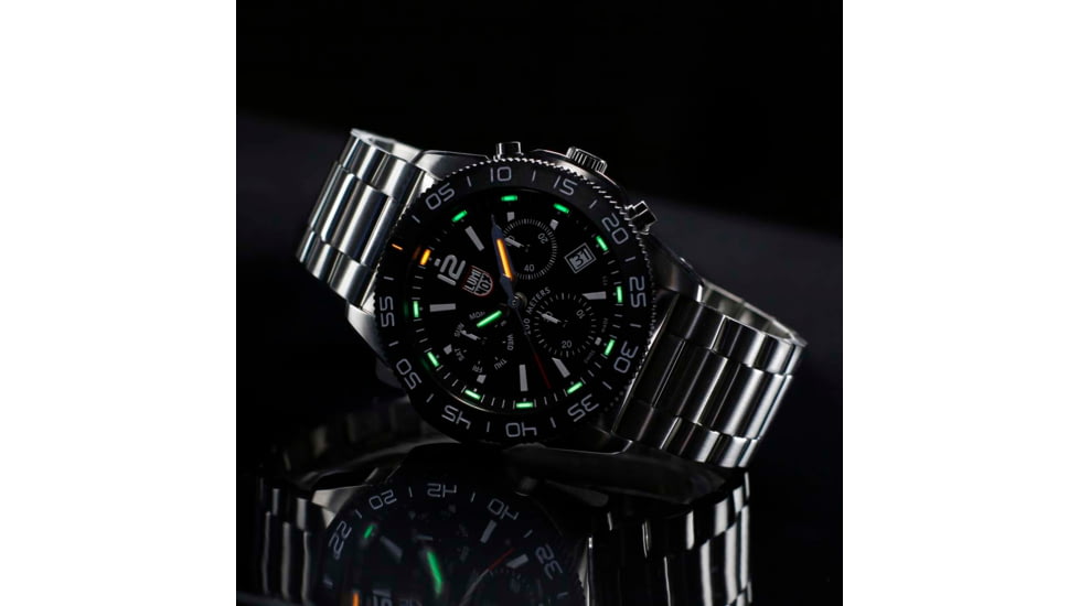 Luminox Pacific Diver Chronograph 3140 Series, Black/Silver, 44mm, XS.3142