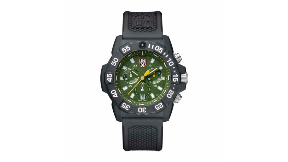 Luminox Watches Navy SEAL Chronograph, 45mm, Military Dive Watch, Green, 641388937239