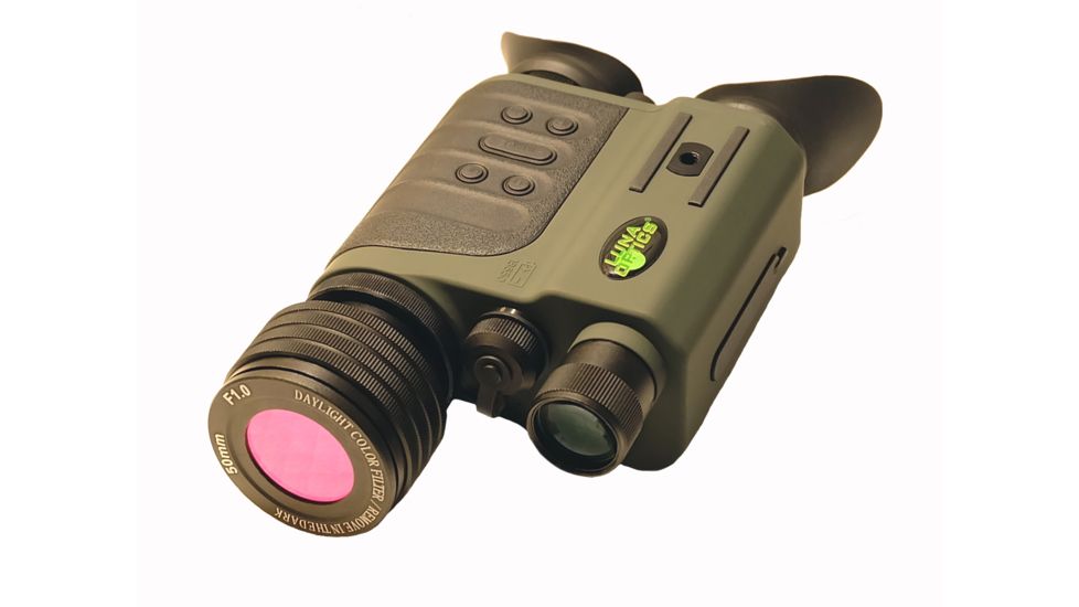 Luna Optics Digital G2 Day &amp; Night Vision Binocular, 6-30x50mm, Digital, Built-In IR Illuminator, Green/Black, LN-G2-B50