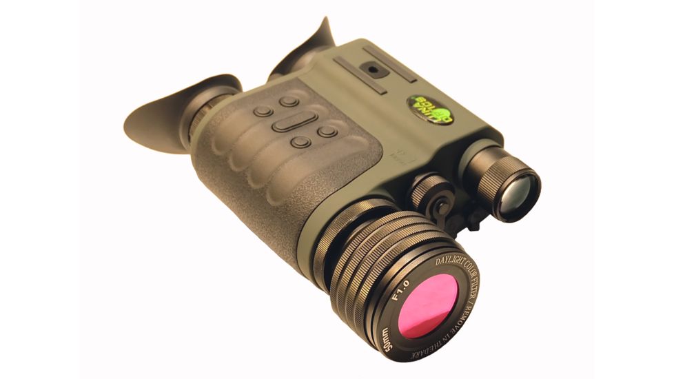 Luna Optics Digital G2 Day &amp; Night Vision Binocular, 6-30x50mm, Digital, Built-In IR Illuminator, Green/Black, LN-G2-B50