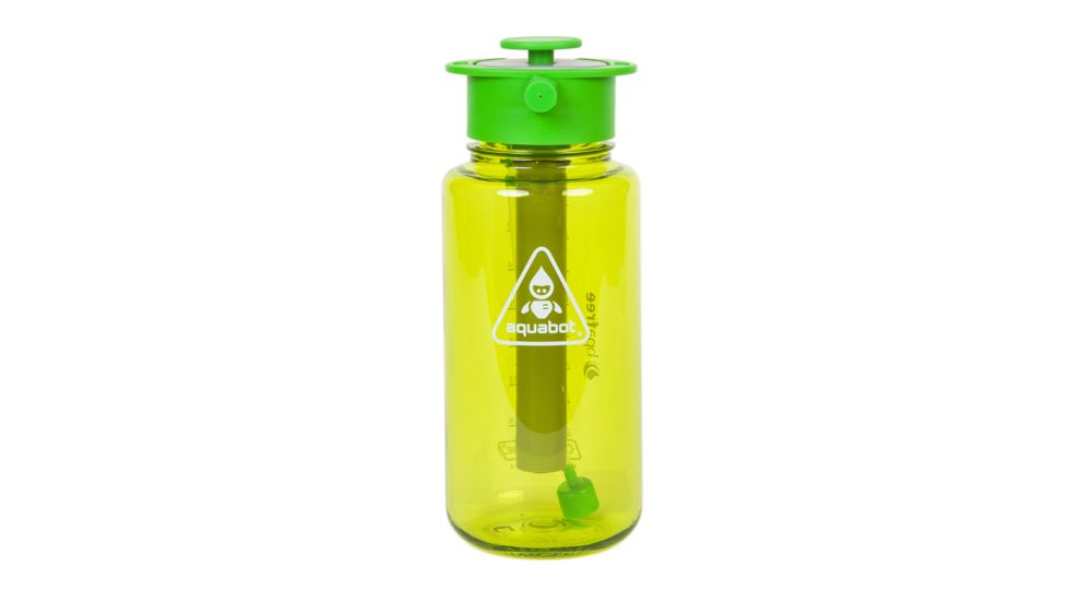 Lunatec Aquabot with 32oz Bottle - Spray your water-Green