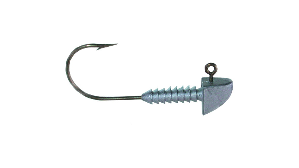 Lunker City Fin-S Standard Jighead with Grip, 1/8 oz, 10/Bag, 0533-0164