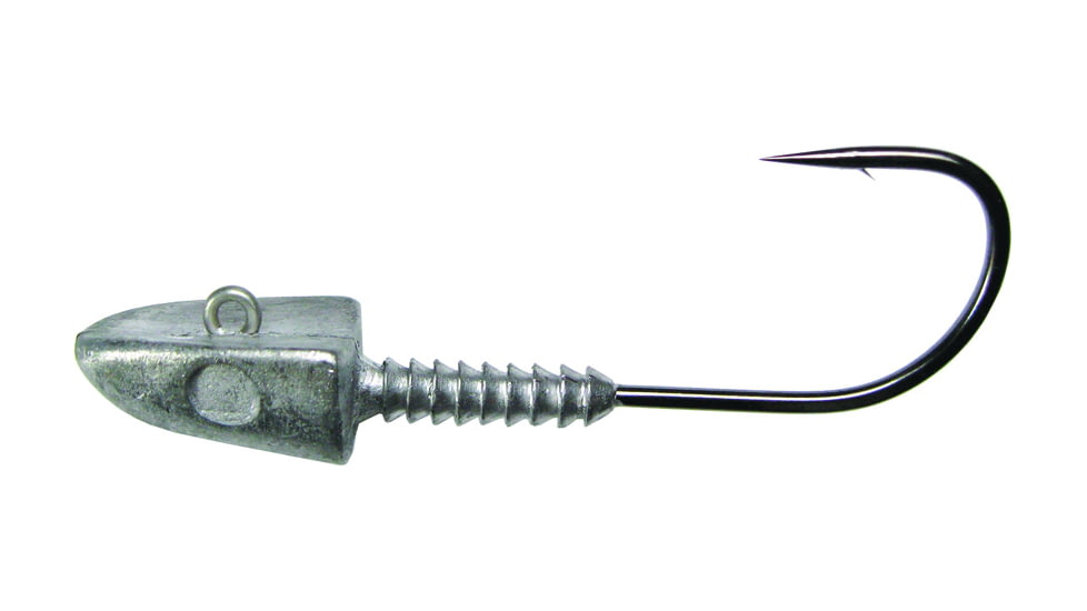 Lunker City Slug-Go Head with Grip, 1 1/2 oz, 9/0 Hook, 2/Pack, 90150