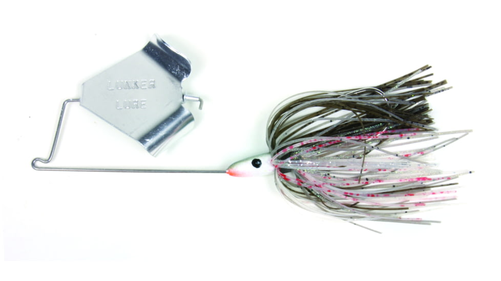 Lunker Lure Original Buzz Bait, Smokey Shad/Silver Blade, 3/8oz, 4238-3032