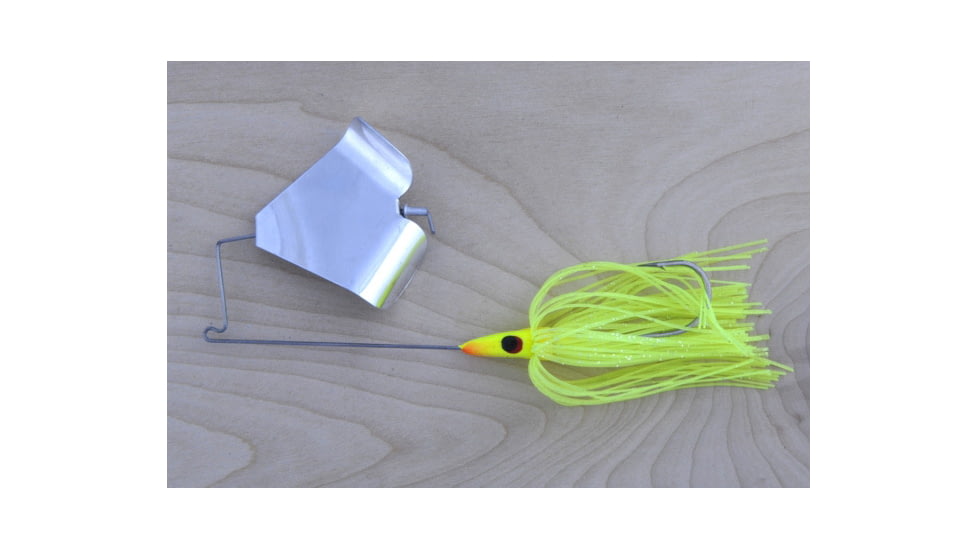 Lunker Lure Proven Winner Buzz Bait, Chartreuse Head/Chartreuse/Silver Flake Skirt/Silv, 3/8oz, PW30438