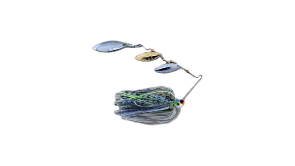 Lunker Lure Proven Winner Triple Willow Blade Spinnerbait, Sexy Shad, 1/4oz, PW124-PN3