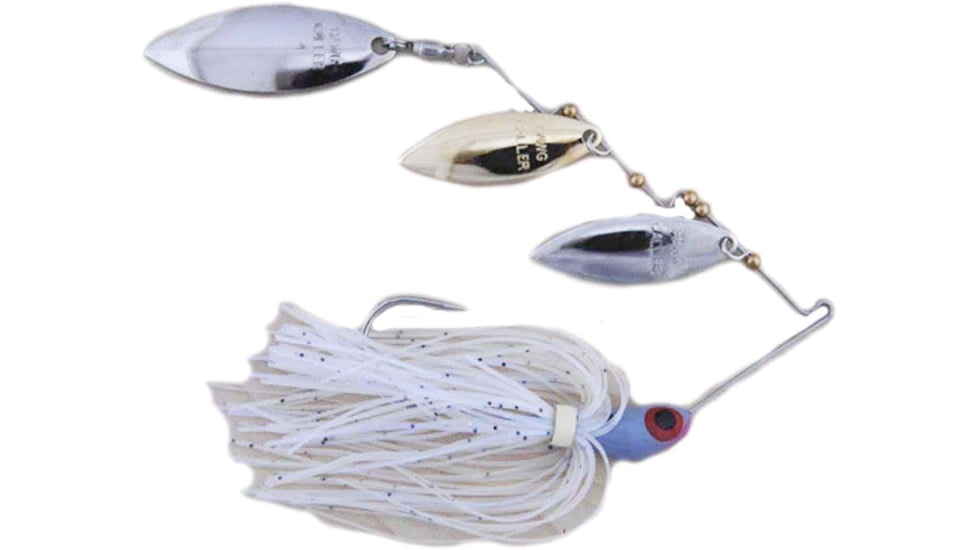 Lunker Lure Proven Winner Willow Blade Spinnerbait, Blue Glimmer Head/Blue Glimmer Skirt, 1/2oz, PW9112