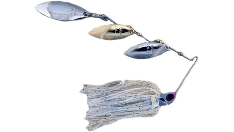 Lunker Lure Proven Winner Willow Blade Spinnerbait, Blue Glimmer Head/Blue Glimmer Skirt, 3/8oz, PW5638