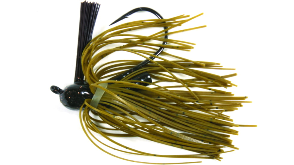Lunker Lure Rattle Flip Jig, 1/2oz, Green Pumpkin, 5012-4125