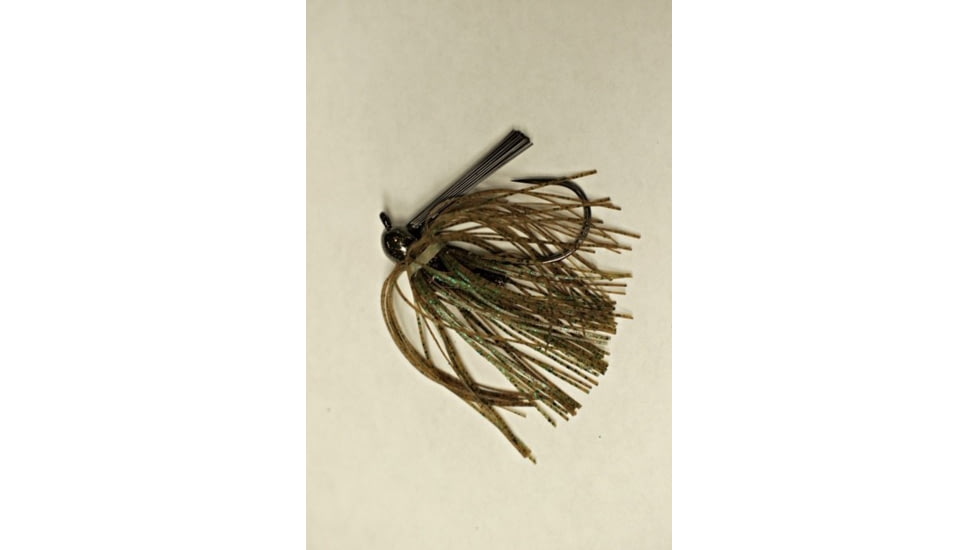Lunker Lure Rattle Flip Jig, 1/2oz, Pumpkin Green Flake, 5012-4144