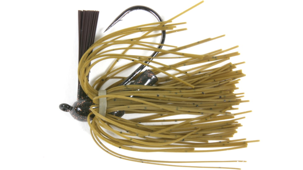 Lunker Lure Rattle Flip Jig, 3/8 oz, Green Pumpkin, 5038-4125
