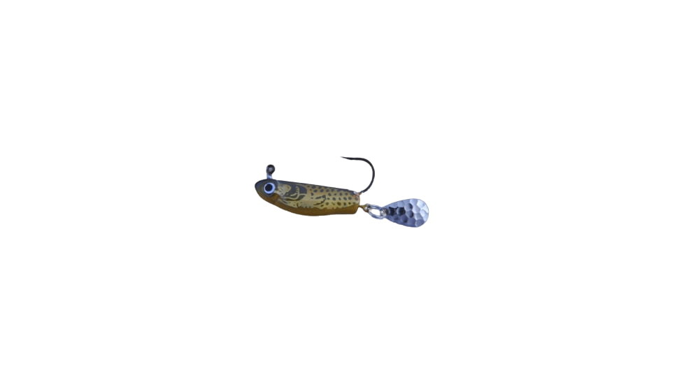 Lunker Lure Rattleback Crappie Minnow, 1/16 oz, Gold/Black, 5516-2107