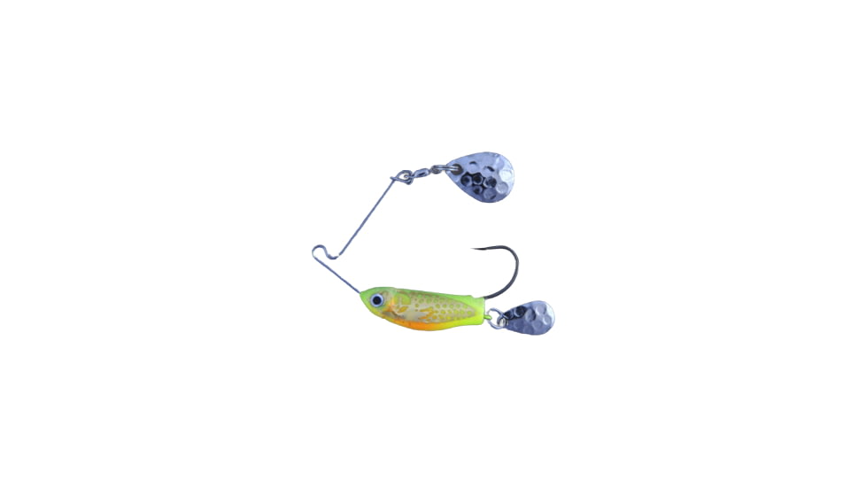 Lunker Lure Rattleback Crappie Spin, 1/8 oz Chartreuse/Green, 5618-2072