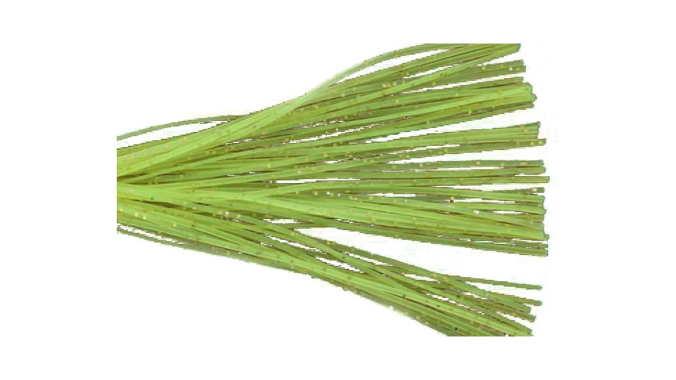 Lunker Lure Skirt, Chartreuse/Gold Flake, 3 1/2in, 3 Pack, SK2313