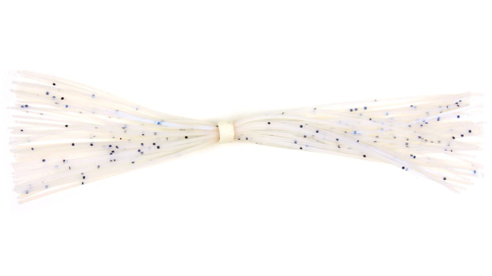 Lunker Lure Skirt, White/Blue Glimmer, 3/Pack, 2315