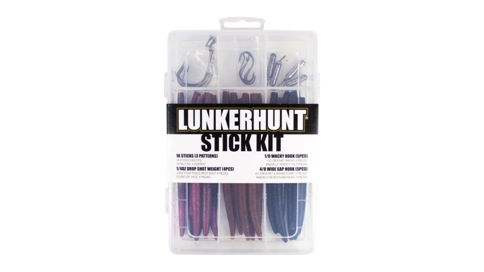 Lunkerhunt Assorted Stick Kit, Drop Shot, ASTSK01