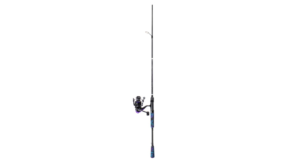 Lunkerhunt Atomic Rod Combo, Black/Purple, 6ft 8in, ATSC01