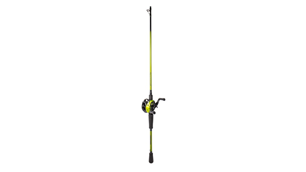 Lunkerhunt Bedlam Baitcaster Rod Combo, Green - Right Handed, 7ft, BCCOMBED01