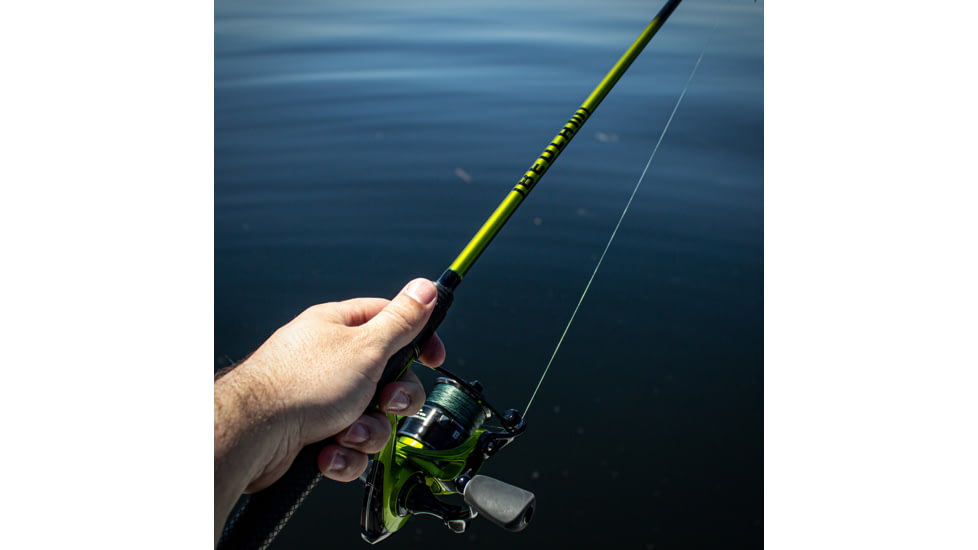 Lunkerhunt Bedlam Spinning Rod Combo, Green, 6ft 8in, SBEDCOM01