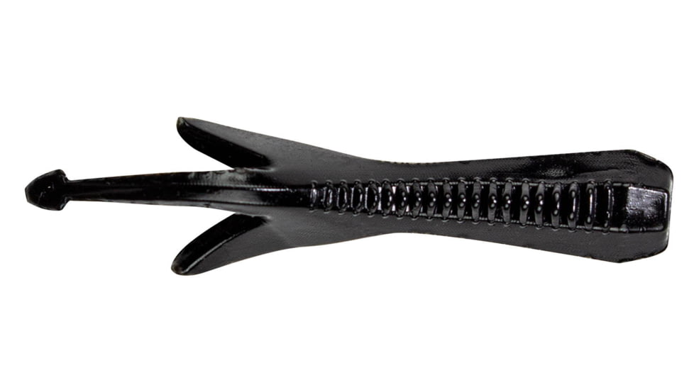 Lunkerhunt Micro Manta Bait Soft Bait, 10, 2in, Black, HMMTA104