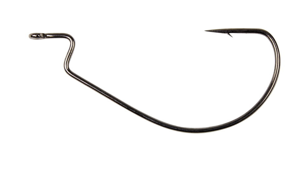 Lunkerhunt Offset Wide Gap Hook, 5/0, 5/0 Hook Size, TWGH03