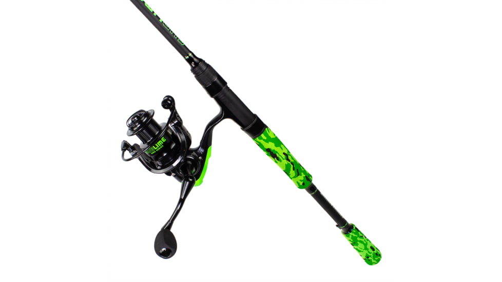Lunkerhunt Sublime Spinning Rod Combo, Camo Green, 6ft 8in, WMCG01