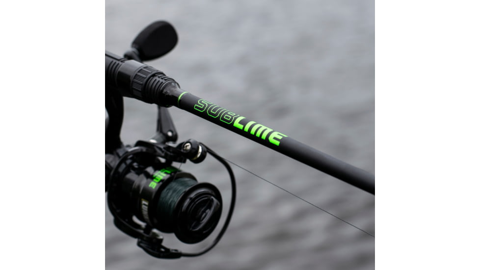 Lunkerhunt Sublime Spinning Rod Combo, Camo Green, 6ft 8in, WMCG01