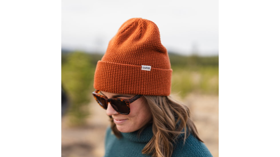 Luno Hq Waffle Knit Camp Beanie, LAP-BNE-002-R1