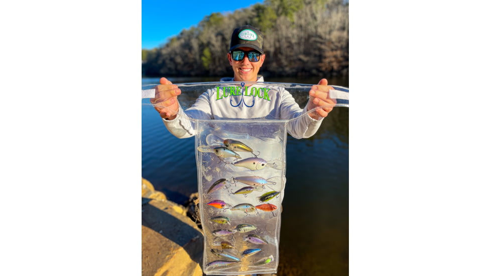 Lure Lock Clear Roll Up Bag, Clear, LLCRU