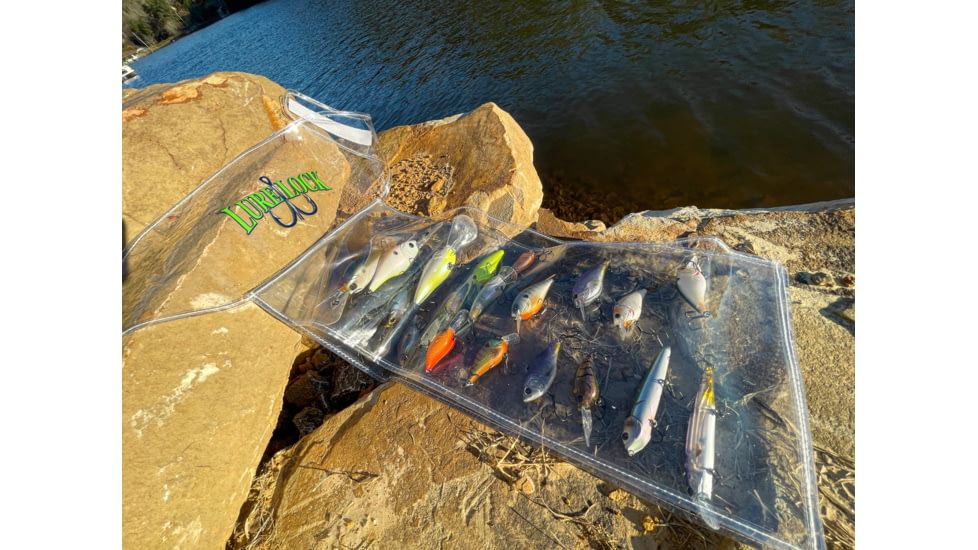 Lure Lock Clear Roll Up Bag, Clear, LLCRU