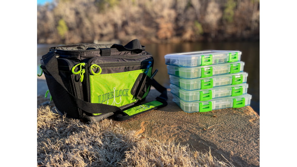 Lure Lock Soft Sided Bag, Green/Black, LLPK