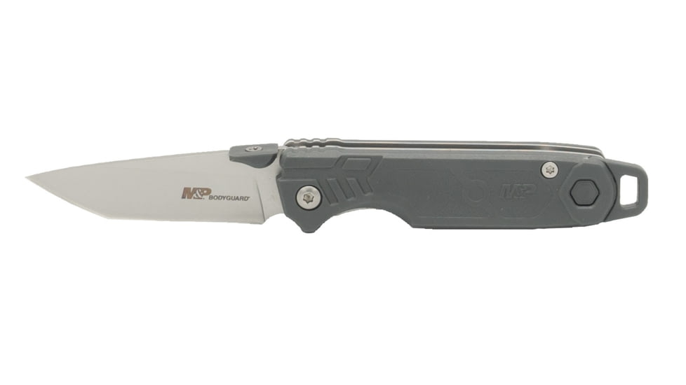 M&amp;P Bodyguard Connect Liner Lock Folding Knife, 2.25in, 8Cr13MoV Steel Blade, 3.3in, Polymer Handle, 1100084