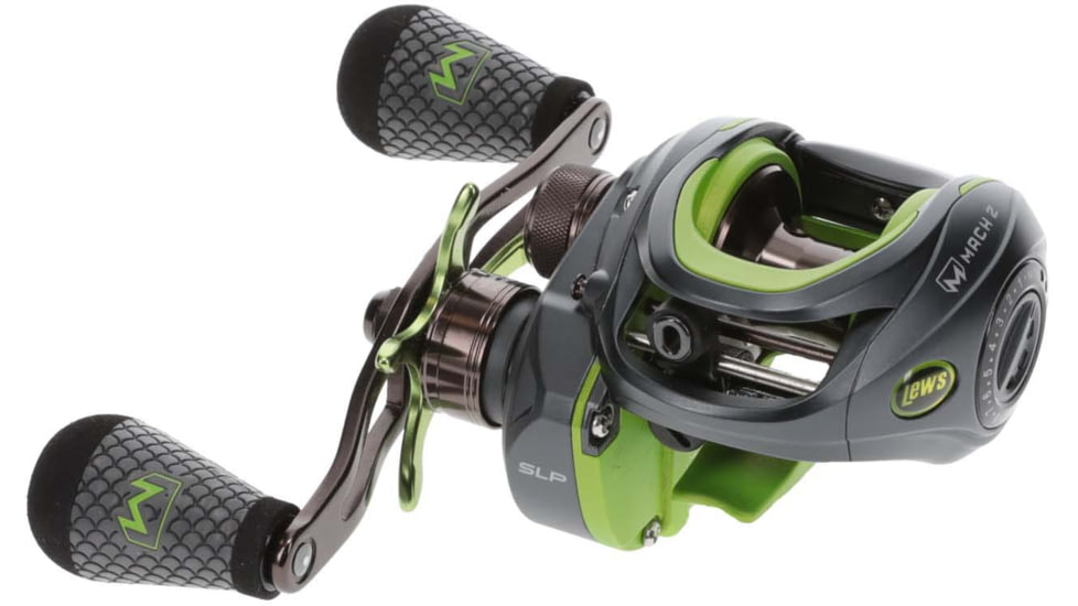 Lew’s MACH 2 Baitcast Reel, RH Retrieve, 7.5-1 Ratio, 9+1 Bearings, Clam Pack, MH2SHG3C