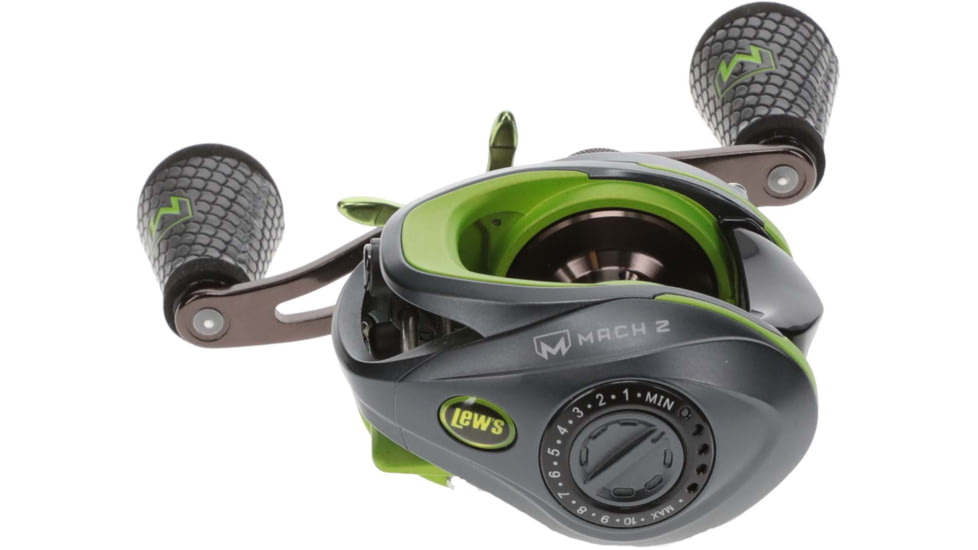 Lew’s MACH 2 Baitcast Reel, RH Retrieve, 7.5-1 Ratio, 9+1 Bearings, Clam Pack, MH2SHG3C