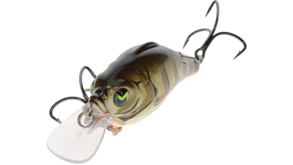 MACH Bouncer Fishing Lure, Shallow Diving Crankbait, Green Crawdaddy 3/8oz, HCMBB-905, HCMBB-905