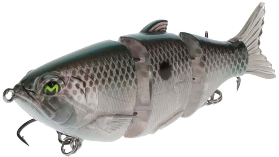 MACH Baits MachShad 90 Swimbait, Slow Sinking Jointed Swimbait, Green Gizzard Shad, 7/16oz, HCMBMS-568, HCMBMS-568